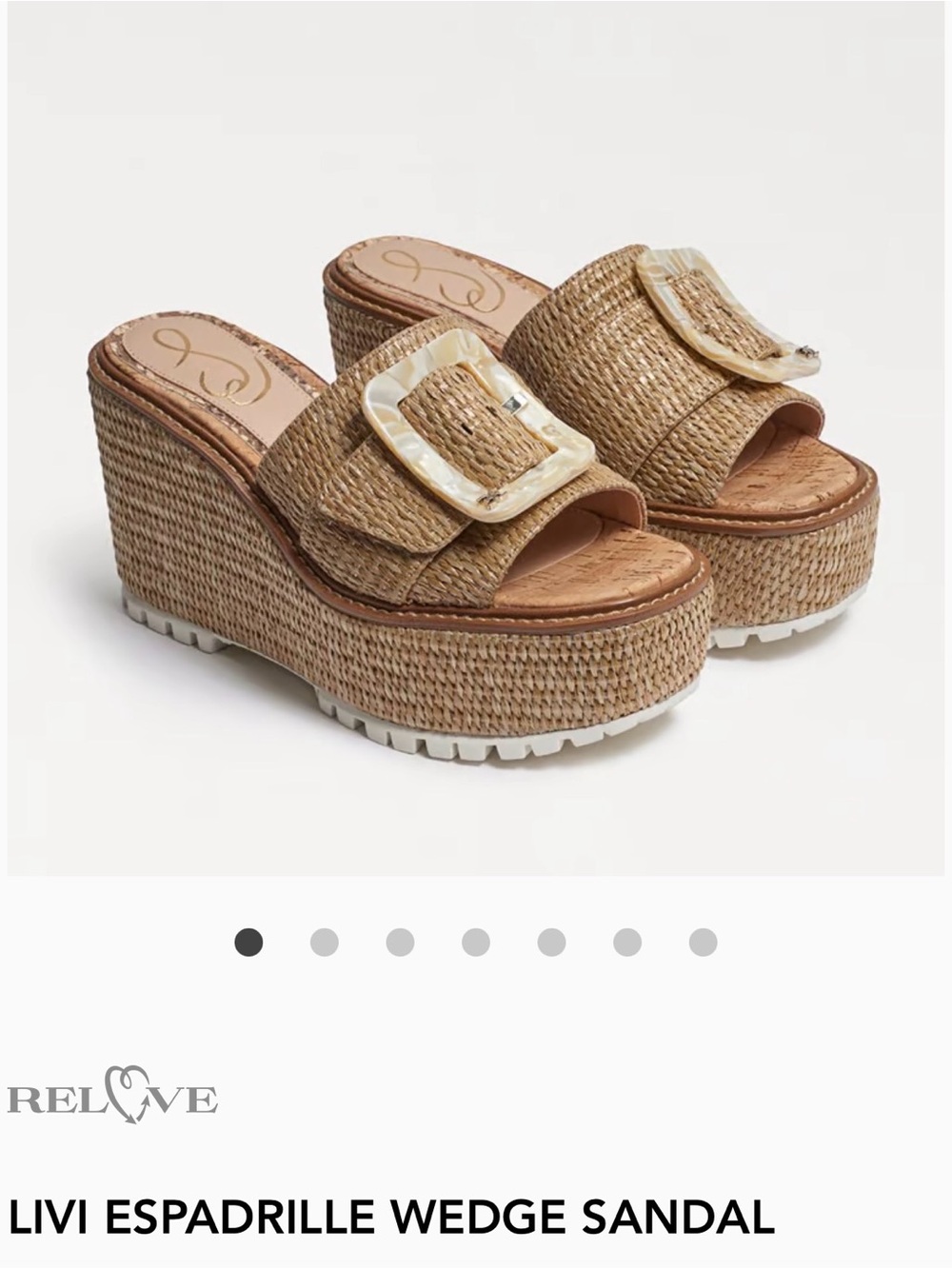 Sam Edelman LIVI ESPADRILLE WEDGE SANDAL